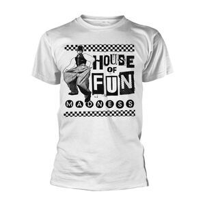 Madness Unisex Adult House Of Fun T-Shirt / White